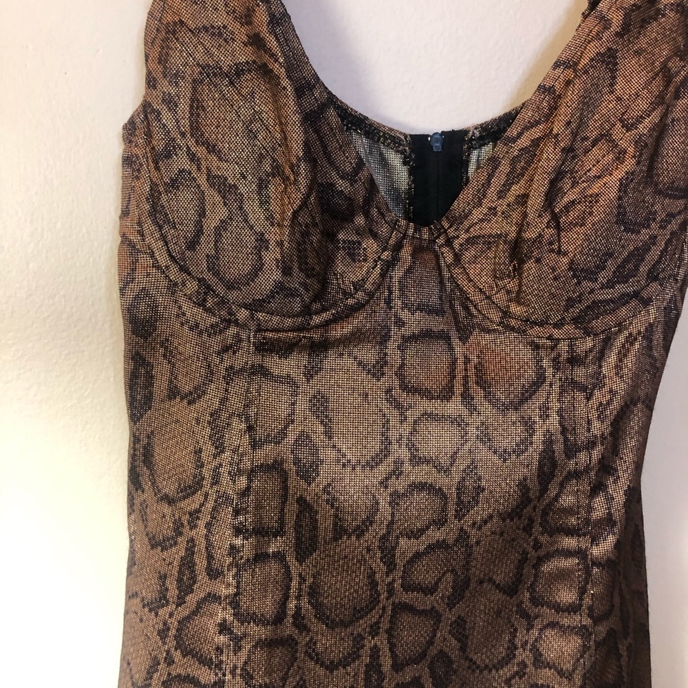 LipService Vintage shimmer mini dress